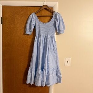 Hill House Louisa XS Gingham Blue Dress